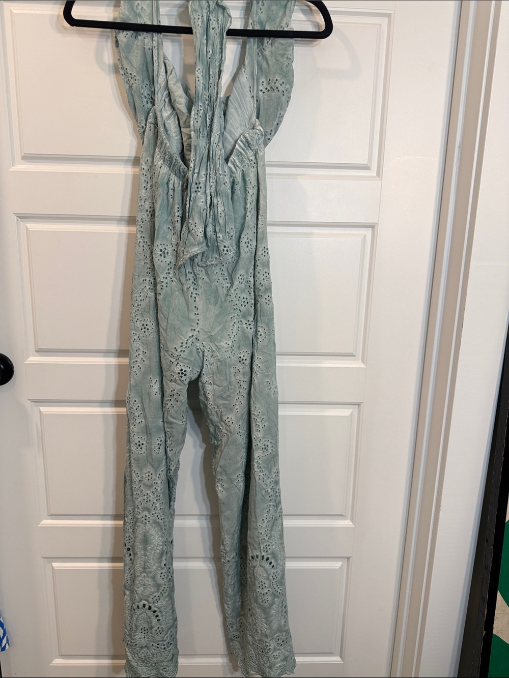 YOUNG FABULOUS & BROKE Surf Wash Ellis Eyelet Jumpsuit medium - Picture 5 of 7